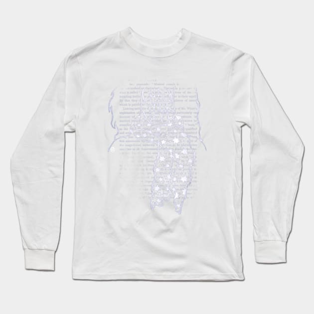 Check Your Neck Female- white design Long Sleeve T-Shirt by Polkadotdreamer